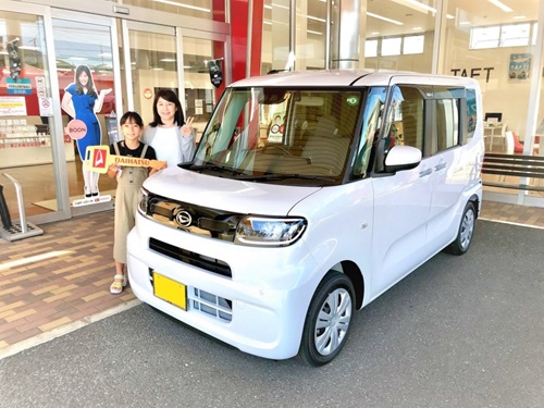タント御納車おめでとうございます！ | 高知ダイハツ販売株式会社